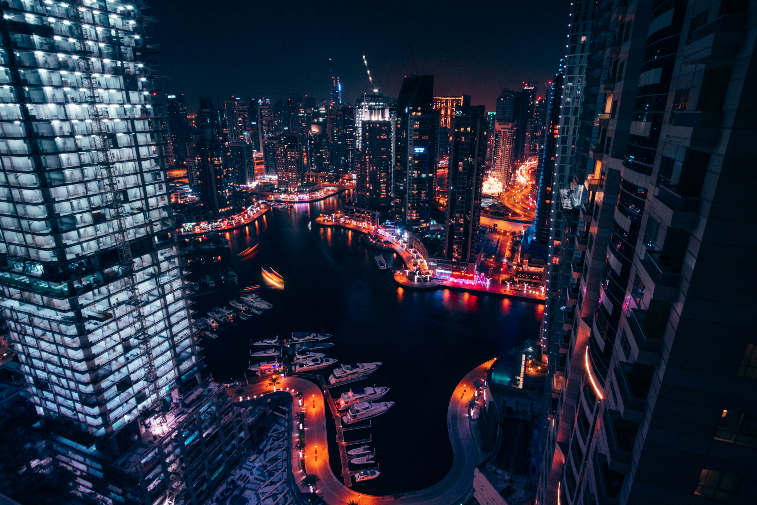 Dubai Marina — городской пейзаж